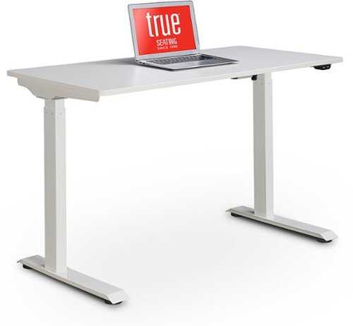 Rent to own True Seating - Ergo Electric Height Adjustable Standing Desk - White