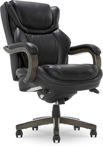Rent to own La-Z-Boy - Big & Tall Executive Office Chair with Comfort Core Cushions - Black