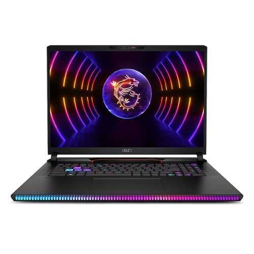 Rent To Own - MSI - Raider GE78 HX 17" 240Hz Gaming Laptop QHD+ - Intel i9-13950HX with 32GB RAM -RTX 4070 with 8G GDDR6 - 1TB NVMe SSD - Dark Grey