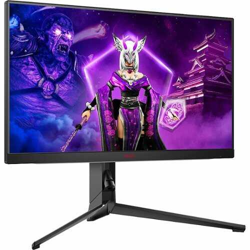 Rent to own AOC - AGON PRO AGON PRO AG274QZM Widescreen Gaming Mini LED Monitor 27 LED Monitor with HDR (USB, HDMI) - Black, Red