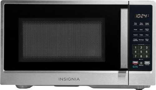 Rent to own Insignia™ - .9 Cu. Ft. Compact Countertop Microwave - Stainless Steel