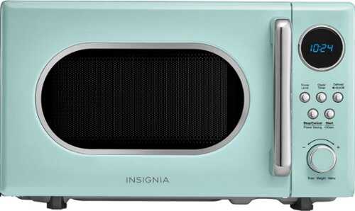 Rent to own Insignia™ - .7 Cu. Ft. Retro Compact Microwave - Mint