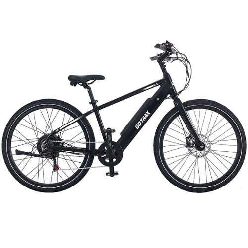 Rent to own GOTRAX CTI Step Over Electric Bike w/ 40.5mi Max Operating Range and 20mph Max Speed - BLACK