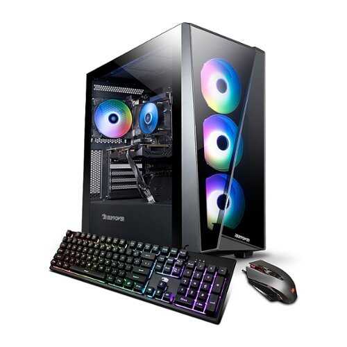 Rent To Own - iBUYPOWER SlateMR Gaming PC Computer Desktop (Intel Core i7 13700F, RTX 4060Ti 8GB, 16GB DDR5 5200, 1TB NVMe SSD) - Black
