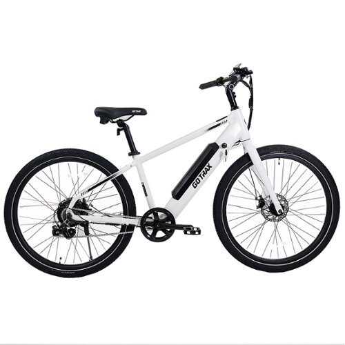 Rent To Own - GOTRAX CTI Step Over Electric Bike w/ 40.5mi Max Operating Range and 20mph Max Speed - WHITE