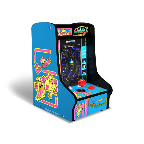 Rent to own Arcade1Up - Ms. Pacman/Galaga 81 Countercade 1 player 5 Games - Multi
