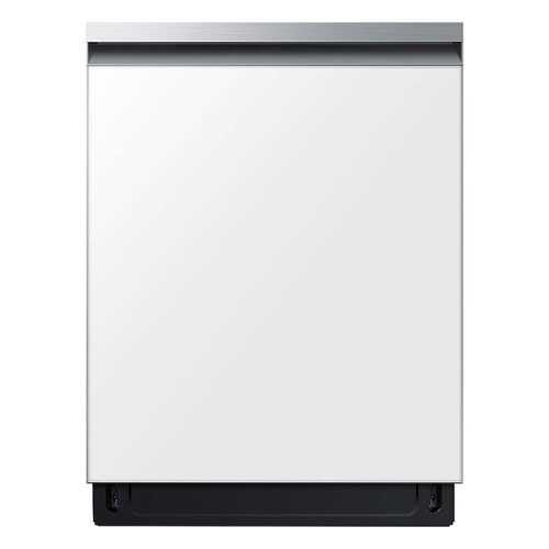 Rent to own Samsung - BESPOKE 24” Top Control Smart Built-In Dishwasher with 3rd Rack, StormWash, 46 dBA - Bespoke White Glass
