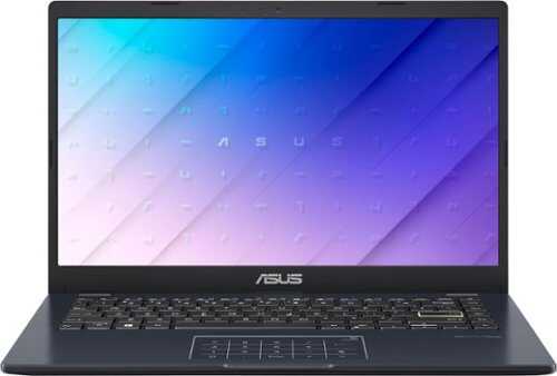 Rent to own ASUS 14" Laptop - Intel Celeron N4500 with 4GB Memory - 64GB eMMC - Quiet Blue