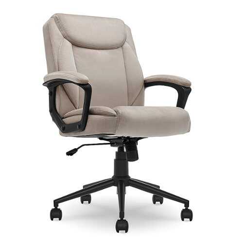 Rent to own Click365 - Transform 1.0 Bonded Leather Desk Office Chair - Beige