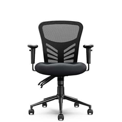 Rent to own Click365 - Flow Mid-Back Mesh Office Chair - Black