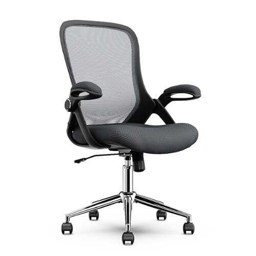 Rent to own Click365 - Flip Mid-Back Mesh Office Chair - Gray