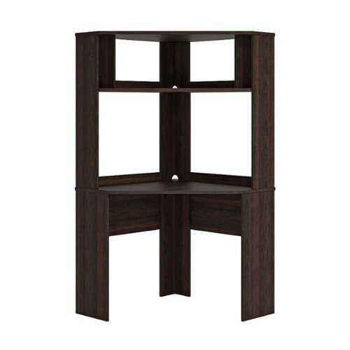 Rent to own Sauder - Beginning Corner Desk With Hutch Cc - SGS Laminate Cinnamon Cherry