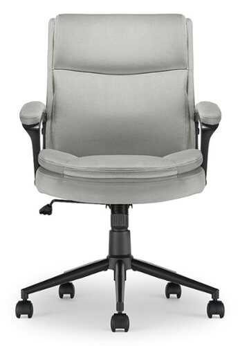 Rent to own Click365 - Transform 2.0 Upholstered Desk Office Chair - Light Gray