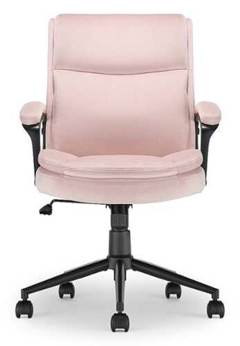 Rent to own Click365 - Transform 2.0 Upholstered Desk Office Chair - Light Pink