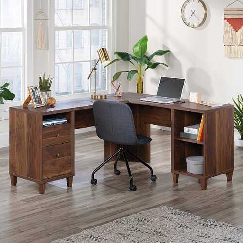 Rent to own Sauder - Willow Place L-Desk Gw A2 - Grand Walnut