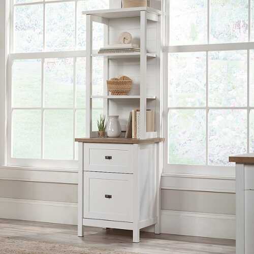 Rent to own Sauder - Cottage Road Storage Tower Wh - White