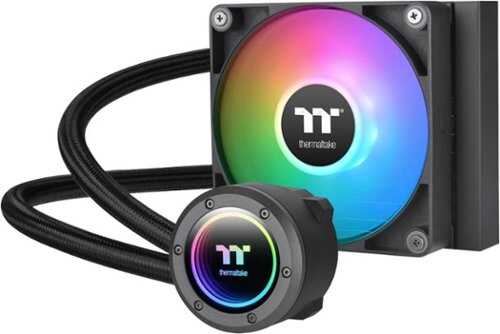 Rent to own Thermaltake - TH120 ARGB Sync V2 120mm Radiator  AIO CPU Liquid Cooler with Mirror Rotating Cap Design - Black