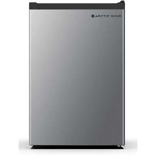 Rent to own Arctic Wind - 2.6-Cu. Ft. Energy Star Compact Refrigerator with Freezer Compartment in Silver - Black