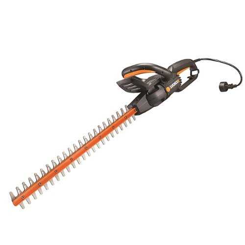 Rent to own WORX - 24" Corded Electric Hedge Trimmer with Inline Motor and Rotating Handle - Black