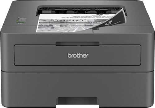 Rent to own Brother - HL-L2400D Black-and-White Laser Printer - Gray