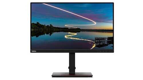Rent to own Lenovo - ThinkVision 23.8" T24m-20  IPS LED FHD Monitor (USB, HDMI, DisplayPort) - Raven Black