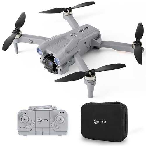 Rent To Own - Contixo - F21 Foldable 1080p RC Drone - Gray