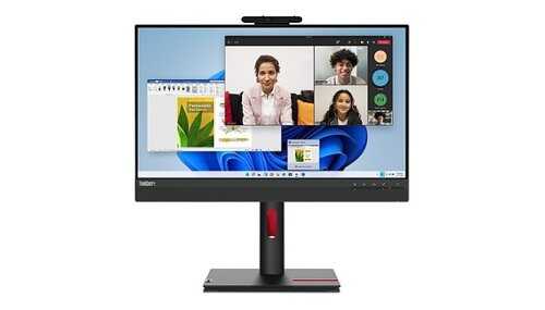 Rent to own Lenovo - ThinkCenter 23.8" Tiny-In-One 24 Gen 5 IPS LED FHD Multi-Touch Monitor (HDMI, USB, DisplayPort) - Black