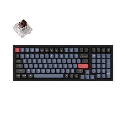 Rent to own Keychron - K4 Pro Brown Switch Mechanical Keyboard Mac or PC - Black