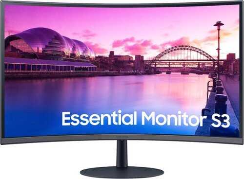 Rent to own Samsung S39C 32" FHD 75Hz Curved Monitor (HDMI) - Black