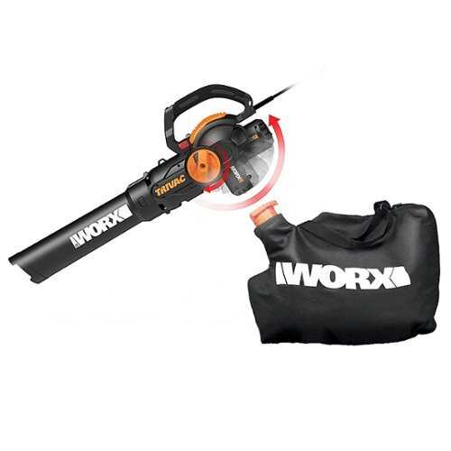 Rent to own WORX - 12 Amp TRIVAC 3-in-1 Electric Leaf Blower/Mulcher/Vacuum - Black