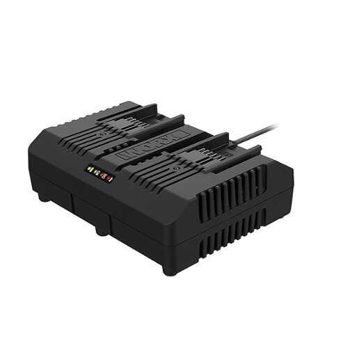 Rent to own WORX - 20V Power Share Li-ion 1-Hour Dual Port Quick Charger - Black