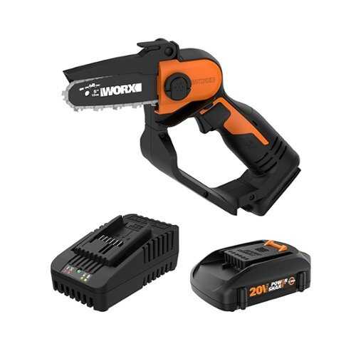 Rent to own Worx WG324 20V Power Share 5" Cordless Pruning Saw (Battery and Charger Included) - Black