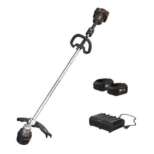 Rent to own Worx Nitro WG185 40V Brushless 15" Cordless String Trimmer (Batteries & Charger Included) - Black