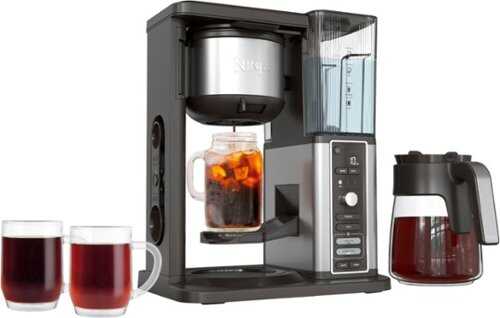 Rent To Own - Ninja - Hot & Iced XL Coffee Maker with Rapid Cold Brew 12-cup Black Drip Coffee Maker & Single Serve Brewing - Black