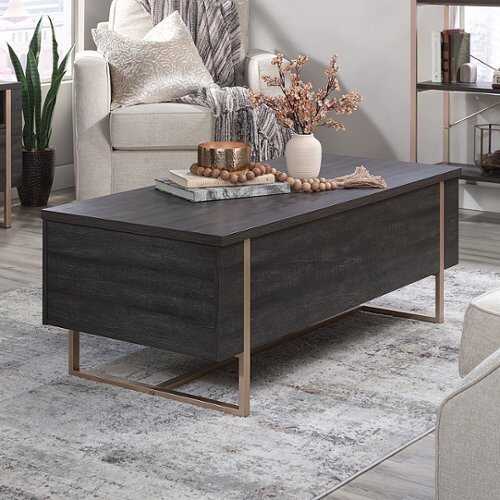 Rent to own Sauder - Walter Heights Lift Top Coffee Table Bwg - Blade Walnut