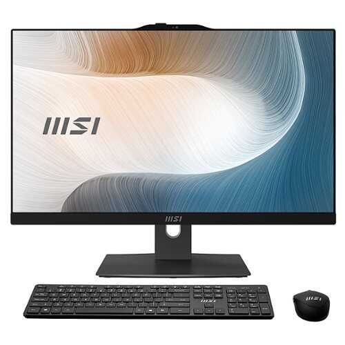 Rent to own MSI - Modern AM242TP12M 23.8" Touchscreen All in One - Intel Core i7 - 16GB Memory - 512GB SSD - Intel Iris Xe Graphics - W11H - Black