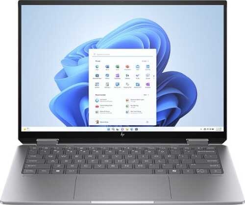 Rent To Own - HP - Envy 2-in-1 14" Wide Ultra XGA Touch-Screen Laptop - Intel Core Ultra 7 - 16GB Memory - 1TB SSD - Meteor Silver