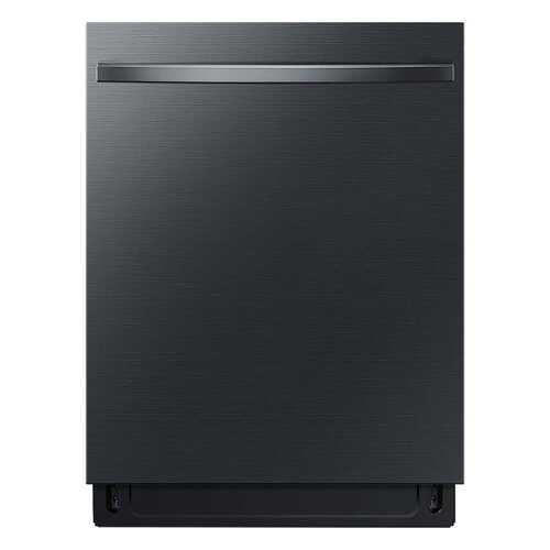 Rent to own Samsung - 24” Top Control Smart Built-In Stainless Steel Tub Dishwasher with 3rd Rack, StormWash, 46 dBA - Fingerprint Resistant Matte Black Steel