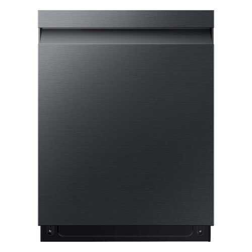 Rent to own Samsung - 24” Top Control Smart Built-In Stainless Steel Tub Dishwasher with 3rd Rack, StormWash, 46 dBA - Fingerprint Resistant Matte Black