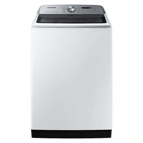 Rent to own Samsung - 5.4 Cu. Ft. High-Efficiency Smart Top Load Washer with Pet Care Solution - White