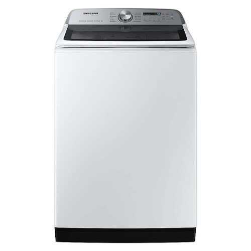 Rent to own Samsung - 5.4 Cu. Ft. High-Efficiency Smart Top Load Washer with ActiveWave Agitator - White