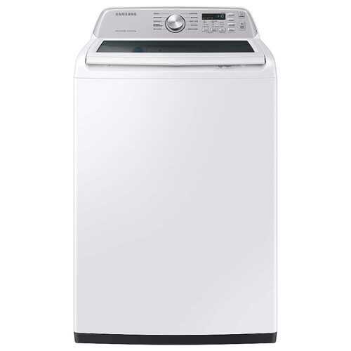 Rent to own Samsung - 4.7 Cu. Ft. High-Efficiency Smart Top Load Washer with Active WaterJet - White