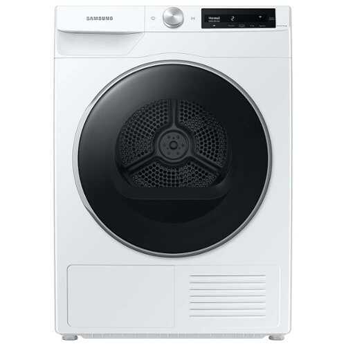 Rent to own Samsung - 4.0 Cu. Ft. Stackable Smart Electric Dryer with Ventless Heat Pump - White