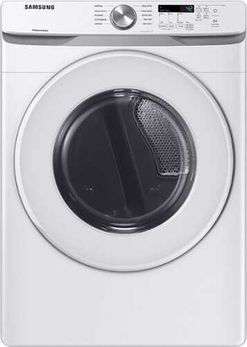 Rent to own Samsung - 7.5 Cu. Ft. Stackable Gas Dryer with Long Vent Drying - White
