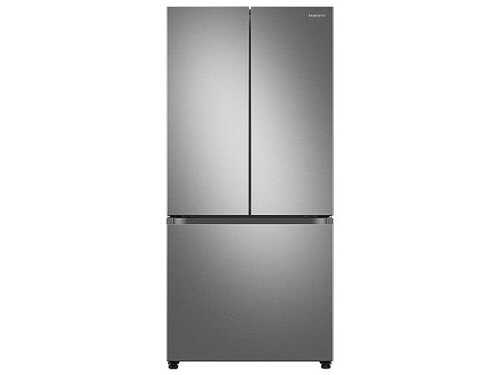 Rent to own Samsung - 25 cu. ft. 3-Door French Door Smart Refrigerator with Dual Auto Ice Maker - Stainless Steel