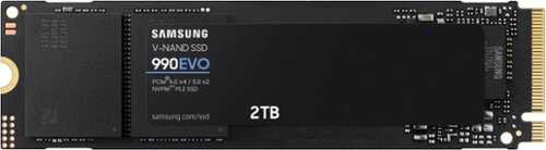 Rent to own Samsung - 990 EVO SSD 2TB, PCIe 5.0 x2 M.2 2280, Speeds Up to 5,000MB/s
