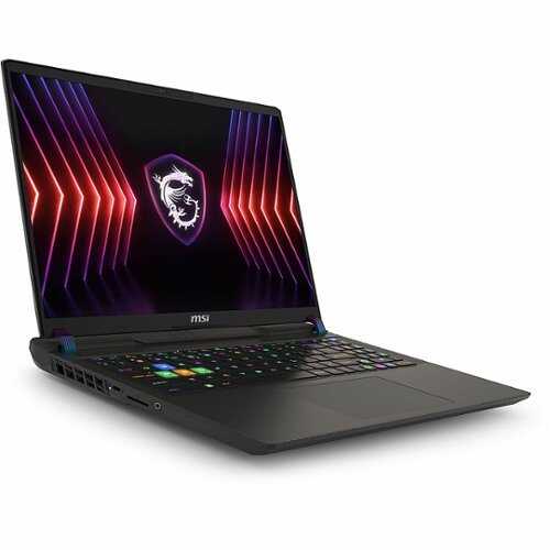 Rent To Own - MSI - Vector 16 HX A14V 16" 240 Hz Gaming Laptop 2560 x 1600 (QHD+) - Intel 14th Gen Core i9 i9-14900HX with 16GB Memory - Cosmo Gray, Gray