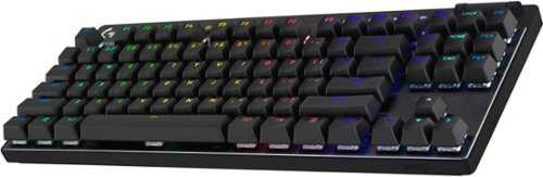 Rent To Own - Logitech - PRO X TKL LIGHTSPEED Wireless Mechanical Clicky Switch Gaming Keyboard with LIGHTSYNC RGB - Black
