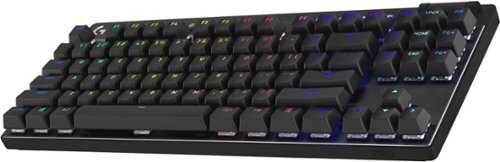 Rent To Own - Logitech - PRO X TKL LIGHTSPEED Wireless Mechanical Linear Switch Gaming Keyboard with LIGHTSYNC RGB - Black