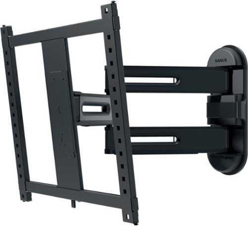 Rent to own Sanus - Advanced Full-Motion 4D + Shift TV Wall Mount for TVs 32"-65" up to 70 lbs - Shifts 6" Up or Down for Perfect Placement - Black